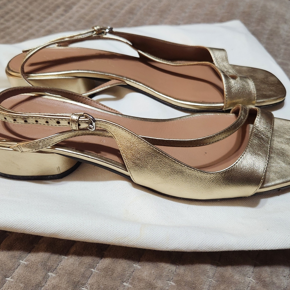Elegant Gold Women's Sandals